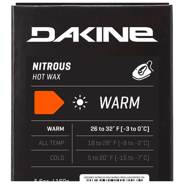 Accessoire Snowboard Dakine Nitrous Warm Wax Large (6 Oz) Assorted
