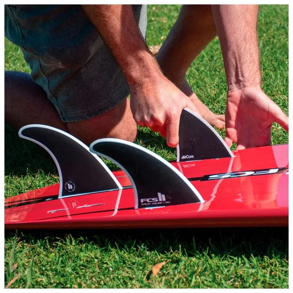 Ailerons Longboard Fcs II Harley Lb Black Tri Fins