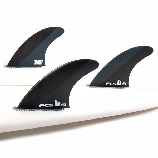 Ailerons Surf Fcs II MF Neo Carbon Black\/Charcoal - 3 Dérives