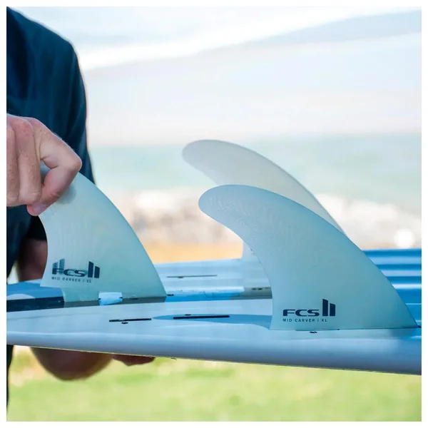 Ailerons Surf Fcs II Mid Carver Pg Clear Retail Fins