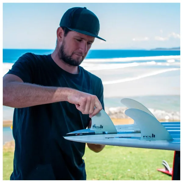 Ailerons Surf Fcs II Mid Carver Pg Clear Retail Fins