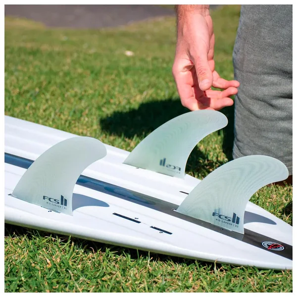 Ailerons Surf Fcs II Mid Carver Pg Clear Retail Fins
