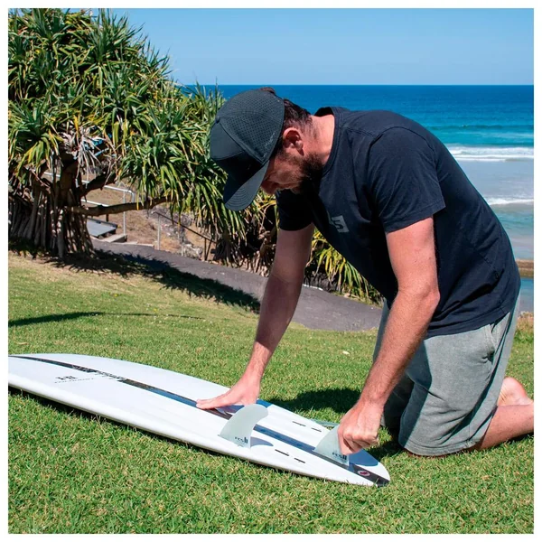 Ailerons Surf Fcs II Mid Carver Pg Clear Retail Fins