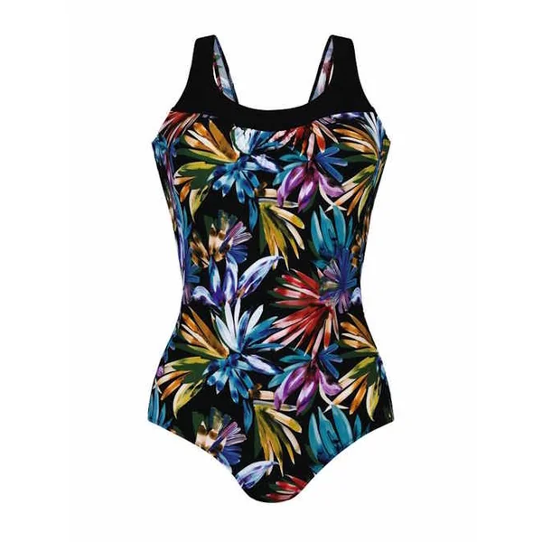 Anita Care Porto noir/print maillots de bain prothétique