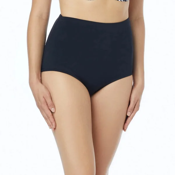 Beach House - Culotte de maillot Taille Haute Noir 12