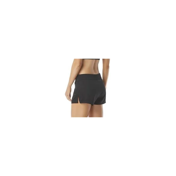 Beach House - Short maillot evase avec poche Noir 8