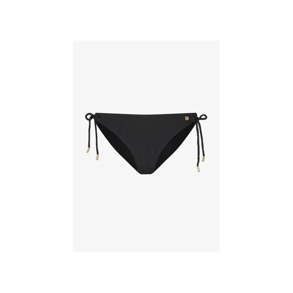 Beach Life - Culotte bikini Noir Large Swirl