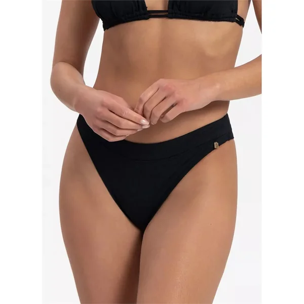 Beach Life - Culotte brazillian Noir Medium Black swirl