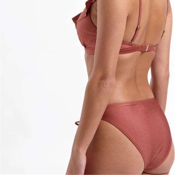 Beach Life - Culotte de maillot bikini Chocolate Shine Medium