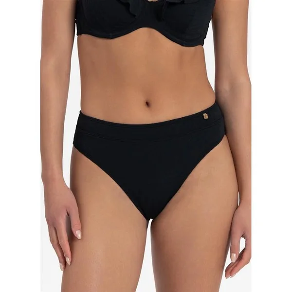 Beach Life - Culotte taille haute Noir Large Black swirl