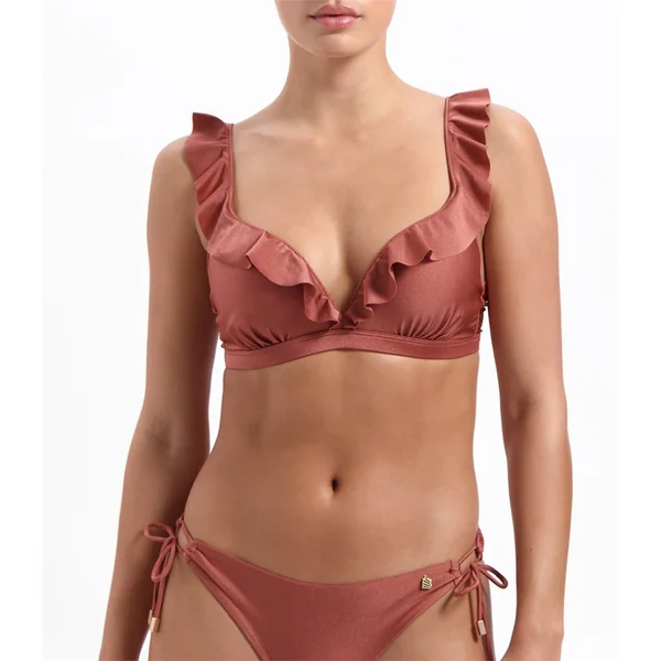 Beach Life - Haut de bikini paddé 38 (85) D Chocolate Shine