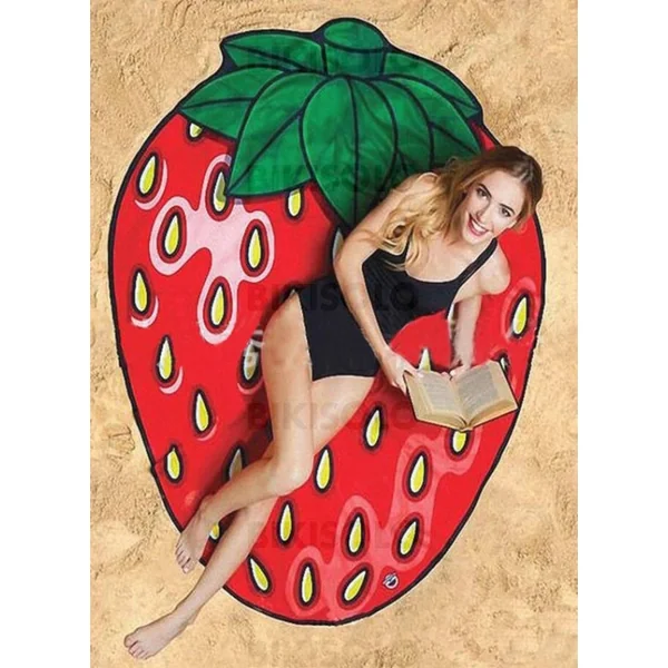 Bikisolo Femme aliments énorme/rond/attrayant serviette de plage