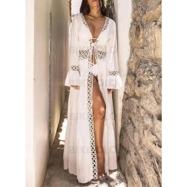 Bikisolo Femme Couleur Unie Sans Bretelle Sexy Classique Tenues de plage Maillots De Bain