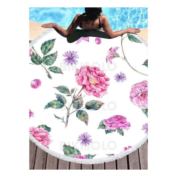 Bikisolo Femme Faune attrayant/mode/frais serviette de plage