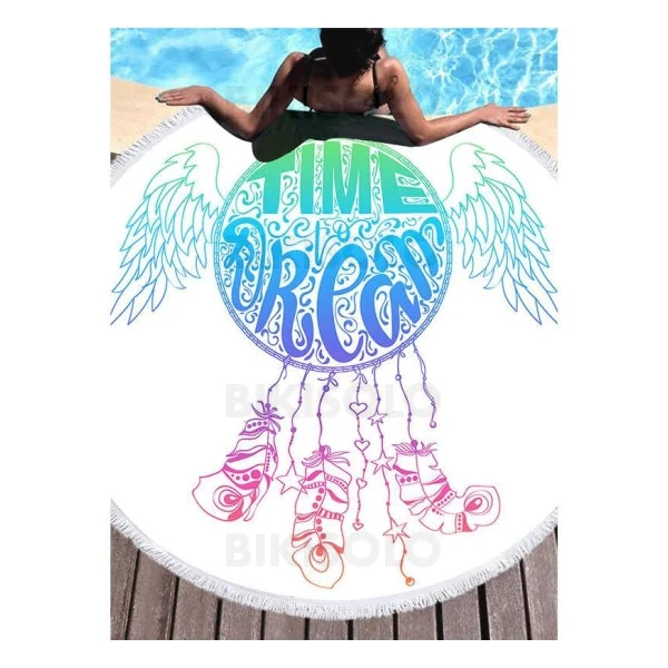 Bikisolo Femme Faune/Attrapeur de rêves attrayant/mode/Boho serviette de plage