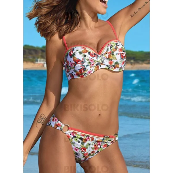 Bikisolo Femme Fleuris Coloré À Bretelles Boho Bikinis Maillots De Bain