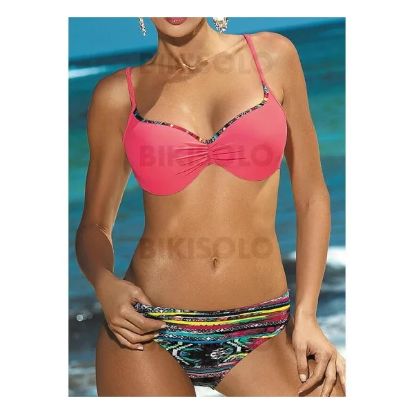 Bikisolo Femme Imprimé Faire monter À Bretelles Sexy Bikinis Maillots De Bain