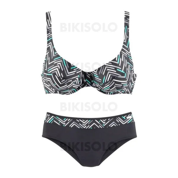 Bikisolo Femme Imprimé Sans Bretelle À La Mode Bohème Bikinis Maillots De Bain