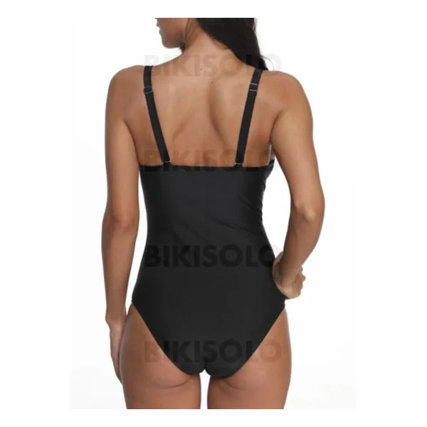 Bikisolo Femme Imprimé Traverser Sans Bretelle Sexy Classique Une pièce Maillots De Bain