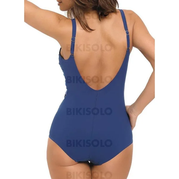 Bikisolo Femme Imprimé Traverser À Bretelles Attrayant Décontractée Une pièce Maillots De Bain