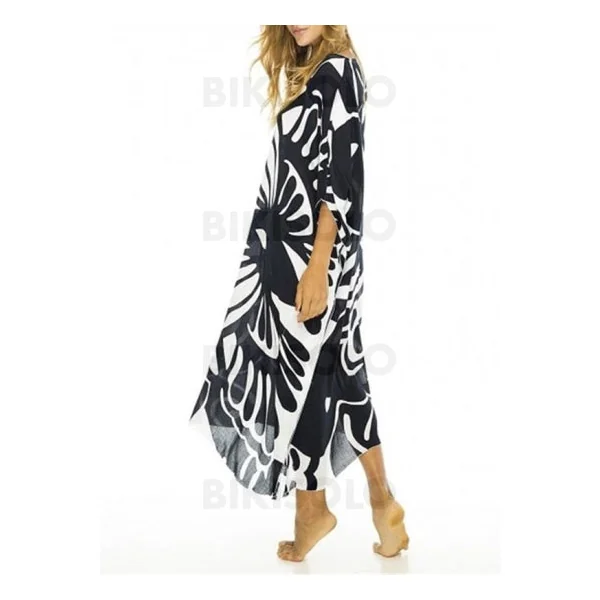 Bikisolo Femme Imprimé Tropical Col Rond Sexy Tenues de plage Maillots De Bain