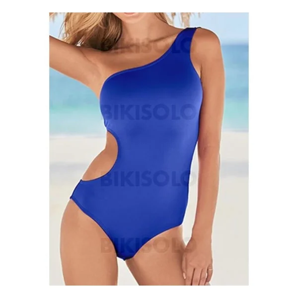 Bikisolo Femme Imprimé Une épaule Attrayant Accrocheur Exceptionnel Une pièce Maillots De Bain