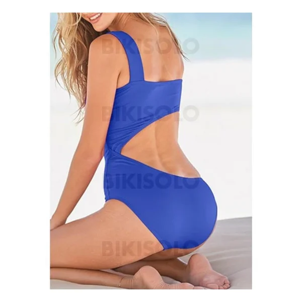 Bikisolo Femme Imprimé Une épaule Attrayant Accrocheur Exceptionnel Une pièce Maillots De Bain