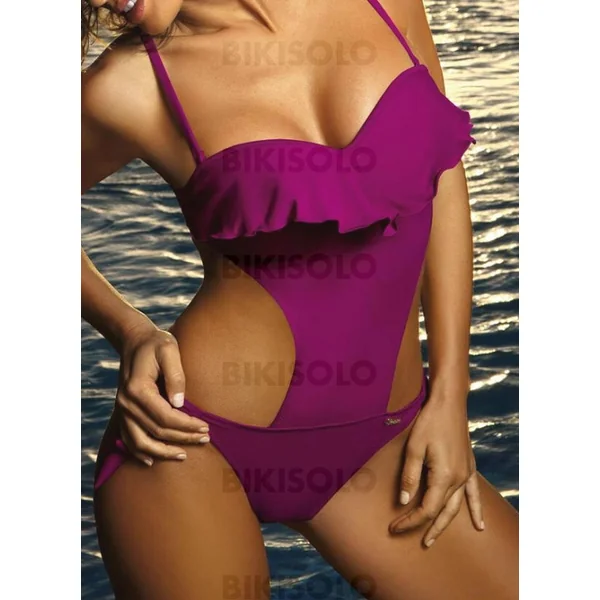 Bikisolo Femme Monokini Faire monter Bandage À Bretelles Sexy Accrocheur Une pièce Maillots De Bain