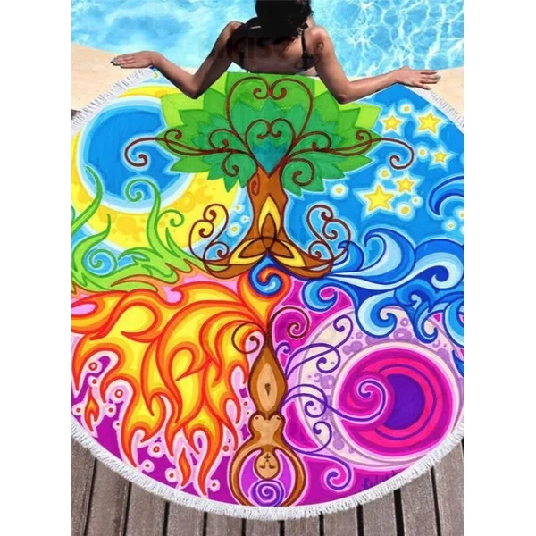 Bikisolo Femme Retro /Cru attrayant serviette de plage