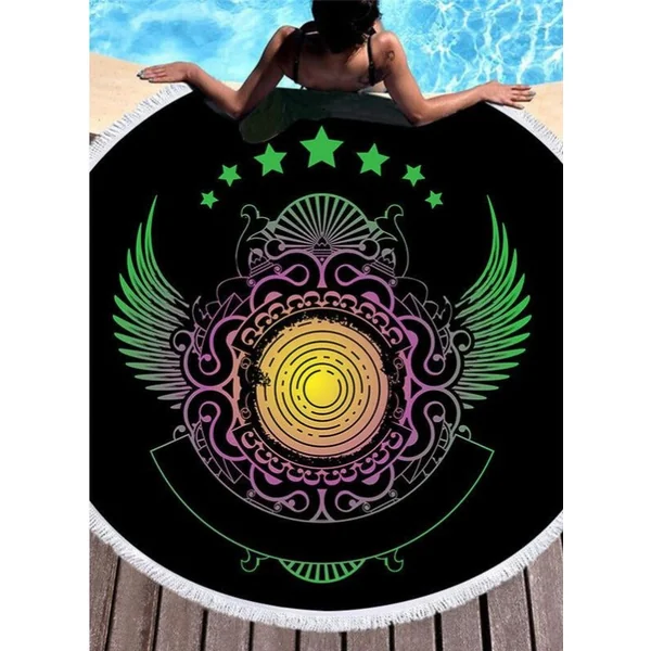 Bikisolo Femme Retro /Cru attrayant/Boho serviette de plage