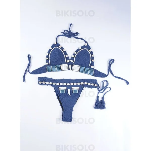 Bikisolo Femme Triangle Taille Basse Dos Nu Sexy Bikinis Maillots De Bain
