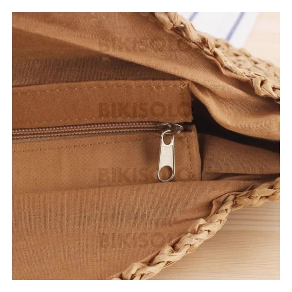 Bikisolo Femme À la mode/Tressé Polyester Sac en bandoulière/Sacs de plage