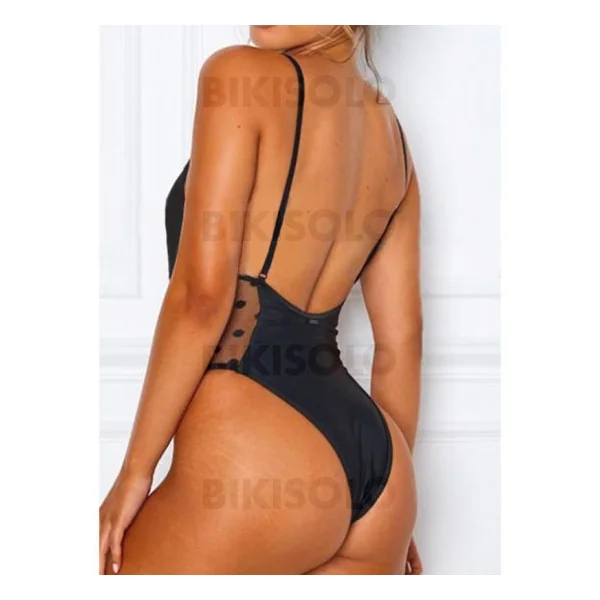 Bikisolo Femme À pois Engrener À Bretelles Sexy Une pièce Maillots De Bain