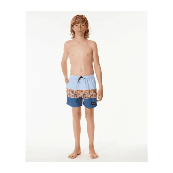 BoardShort junior RIPCURL Pure Surf Block Volley -Boy Cool Blue