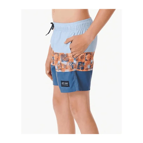BoardShort junior RIPCURL Pure Surf Block Volley -Boy Cool Blue