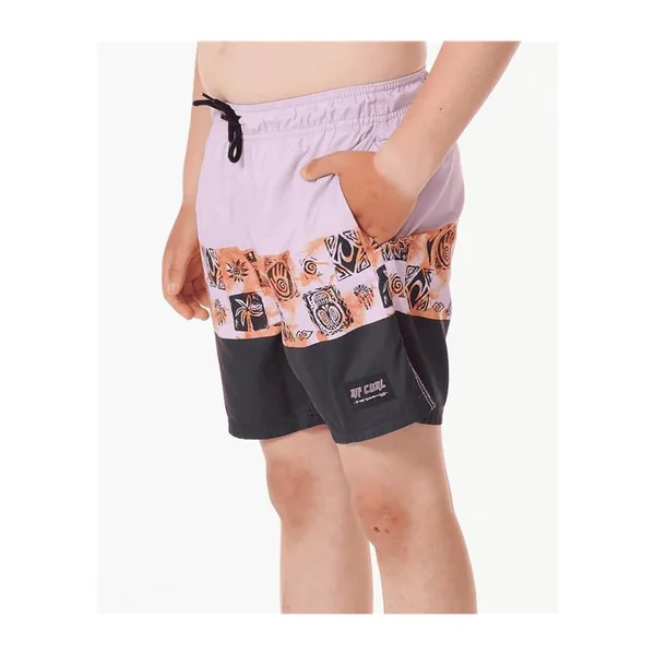 BoardShort junior RIPCURL Pure Surf Block Volley -Boy Lilac