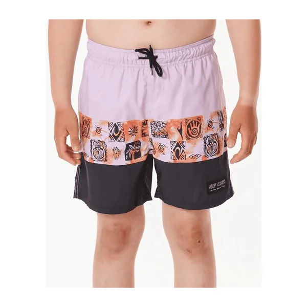 BoardShort junior RIPCURL Pure Surf Block Volley -Boy Lilac
