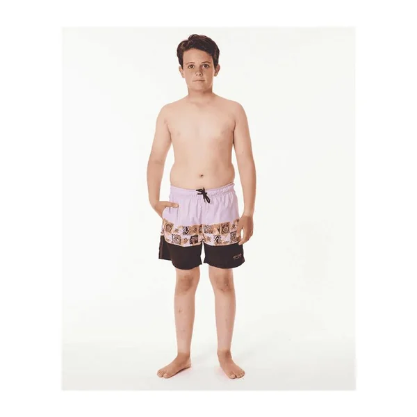 BoardShort junior RIPCURL Pure Surf Block Volley -Boy Lilac