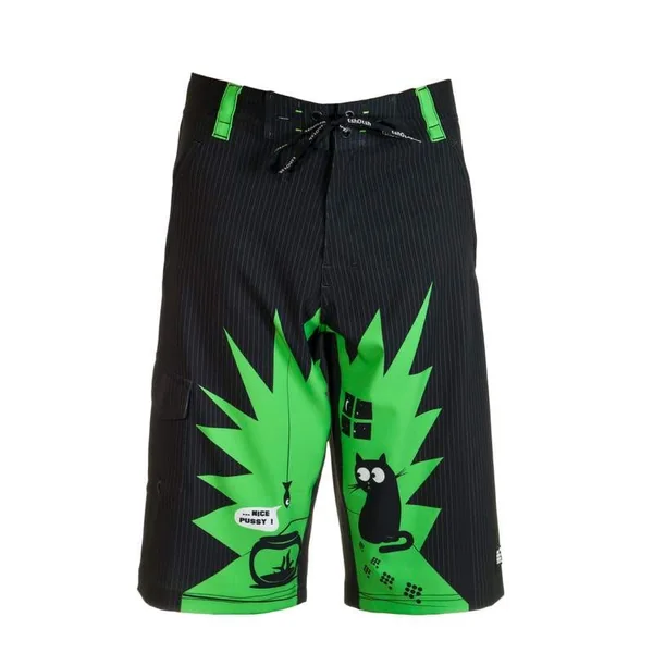 BOARDSHORT TSHOTSH NICE PUSSY VERT 24″ (En dessous du genoux)