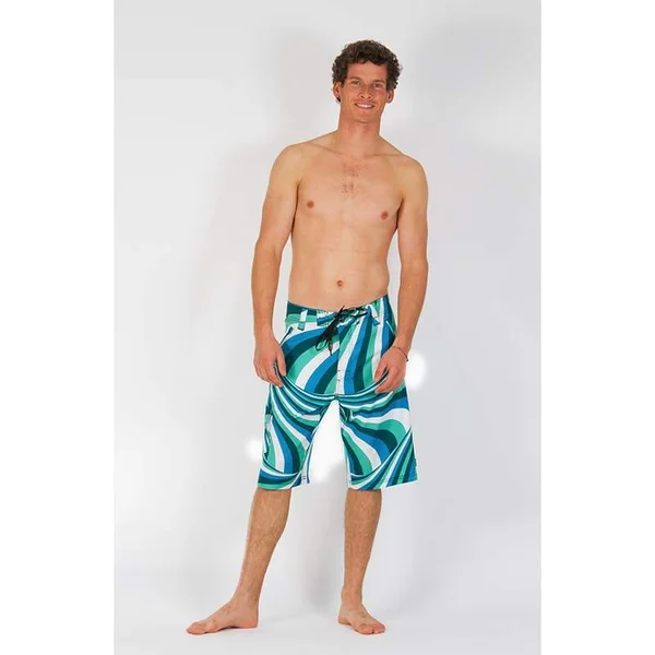 BOARDSHORT TSHOTSH STUNT 23″ BLUE (Aux genoux)