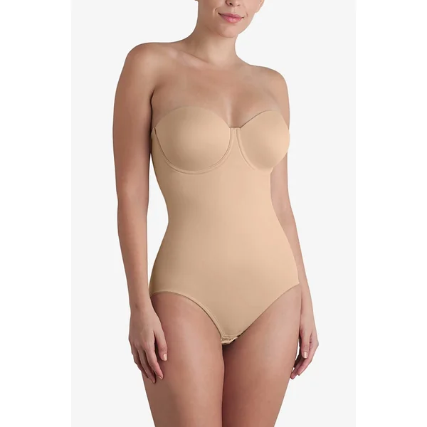 Body sans bretelles à contrôle