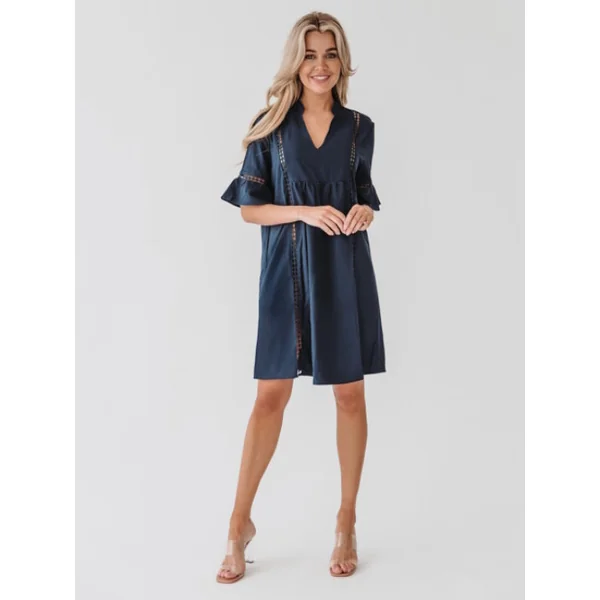 Bomain Capri bleu marine robe de plage