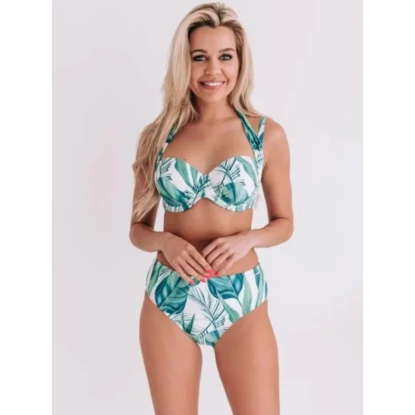 Bomain Lyon vert/blanc set