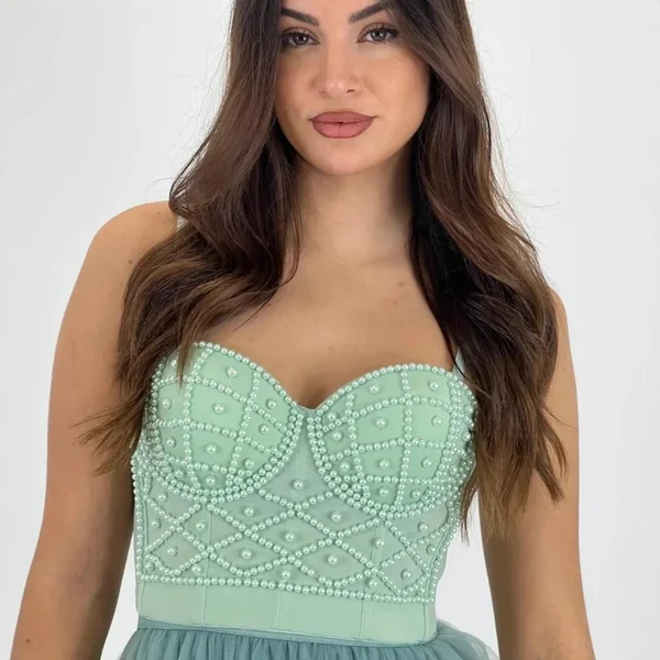 Bustier Perlé Une touche d’élégance