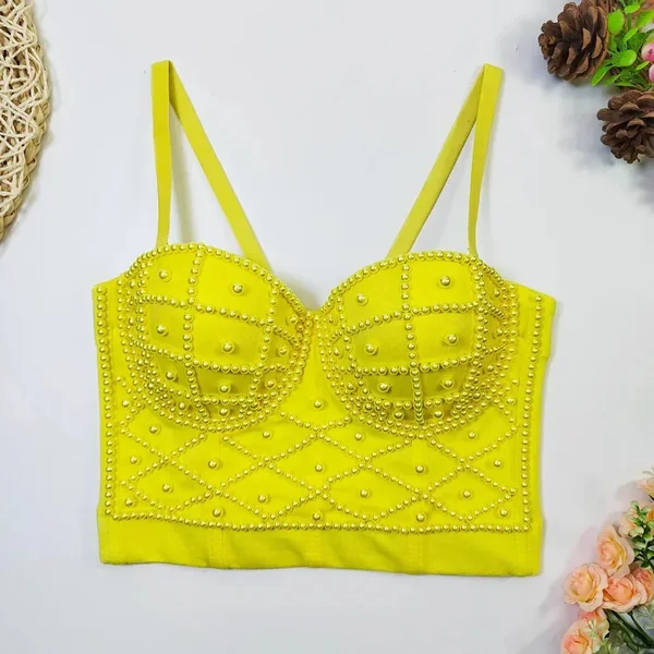 Bustier Perlé Une touche d’élégance