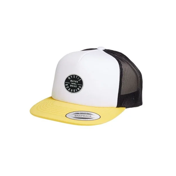Casquette MYSTIC Boarding Flat Cap White