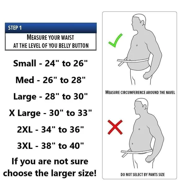 Ceinture de sudation pour hommes