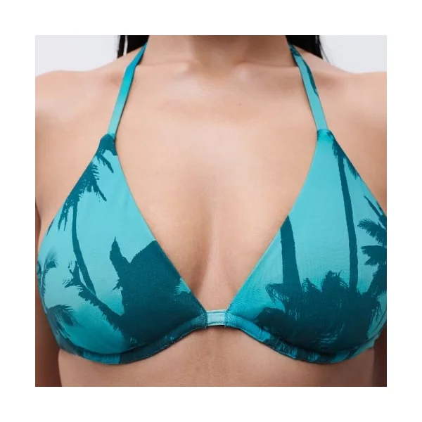 Chantelle Maillots de Bain Easy Pop bleu soutien-gorge bikini corbeille