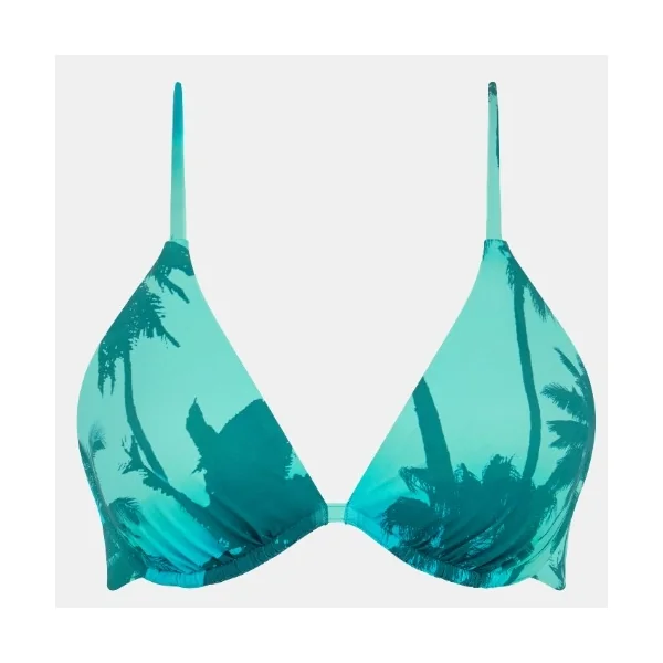 Chantelle Maillots de Bain Easy Pop bleu soutien-gorge bikini corbeille