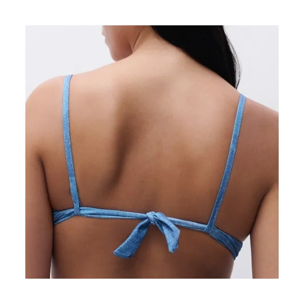 Chantelle Maillots de Bain Easy Pop jeans bleu haut de bikini préformé